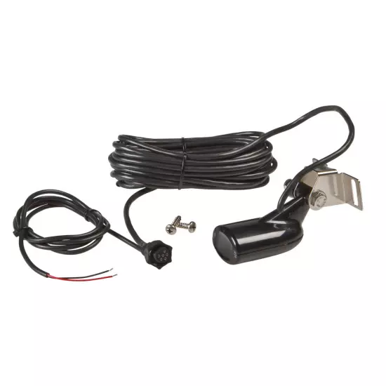 Lowrance HST-WSU TM 20 Degree 200kHz Transom Mount Skimmer Transducer with Temp