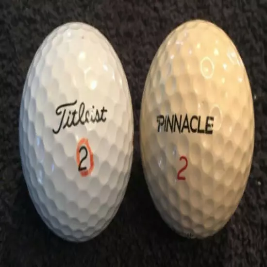 2 RAREST LOGO BALLS EVER LISTED, PERIOD. PINE VALLEY WALKER CUP / RANSOME CUP