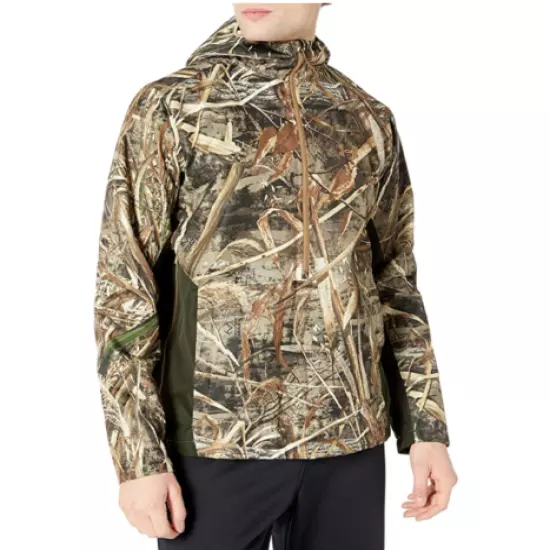 New Under Armour Hooded Hunting Jacket Skysweeper Realtree Camo Mens Medium