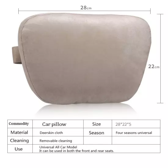 High Quality Car Headrest Seat Neck Support Soft Maybach Design Neck Pillow