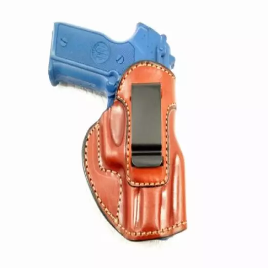 IWB Leather Inside the Waistband holster Fits GLOCK48- Pick your Hand & Color 