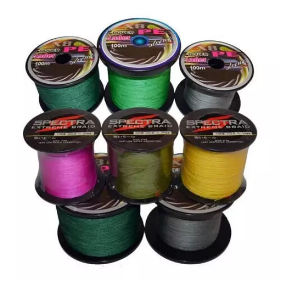 300M-1000M 10LB-130LB Spectra PE Dyneema Multifilament Braided Sea Fishing Line