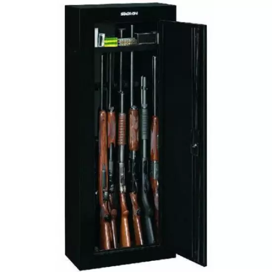 Gun Safe 8-gun Stack-On Security Cabinet Storage Locking System Rifle Shotgun