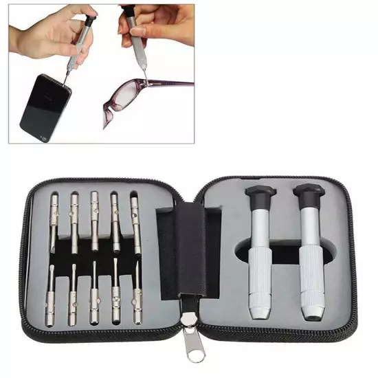 12Pcs Nut Driver Kit For Cartier C Decor Rimless Sunglasses Vintage Eyeglasses