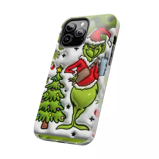 Grinch Tough Phone Cases Samsung S20 S21 S22 S23 Iphone 15 14 13 12 11