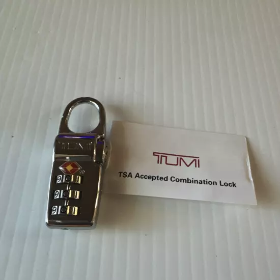 Tumi TSA Combination Lock – Chrome