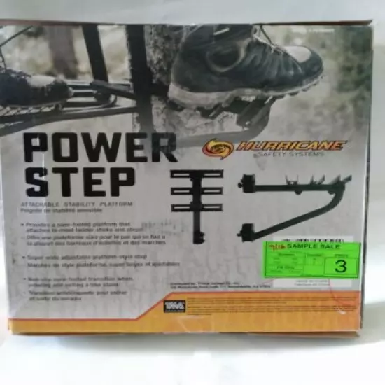 New in box Hurricane Power Step For Tree Stands. 