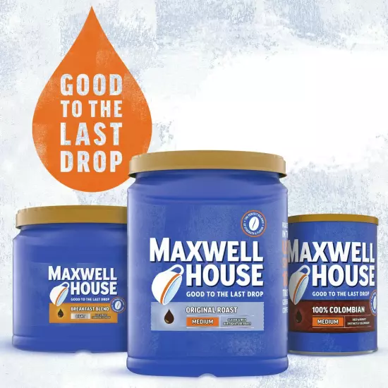 Maxwell House Original Roast Ground Coffee, 42.5 oz. Canister Free Shipping