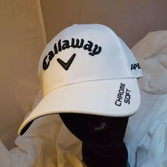 NWT Callaway Tour Series EPIC Flash Odyssey Apex white Adjustable Hat NEW