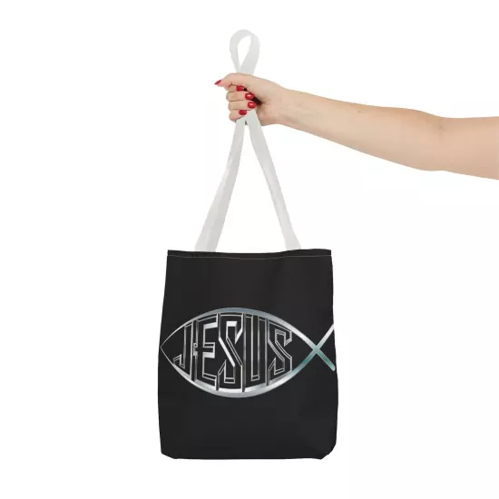 Tote Bag (AOP) - Jesus Fish