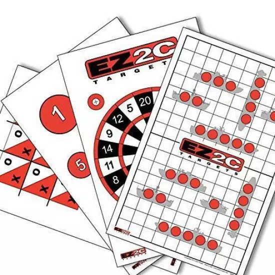 Paper Targets for Shooting Practice by EZ2C | Gun and Rifle Game Targets Paper |