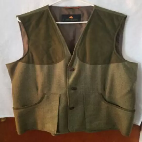 Laksen “Thrie Estaits” Scottish Wool Shooting Vest Women's Size XXL 