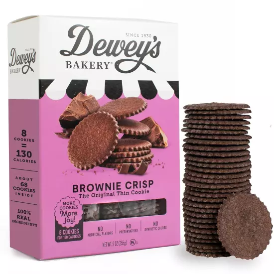 Brownie Crisp Cookie Thins | No Artificial Flavors, Synthetic Colors or Preserva