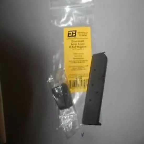 Ed Brown Factory MAGAZINE Colt Gov't 45 7 ROUND Blue Steel. New In Package