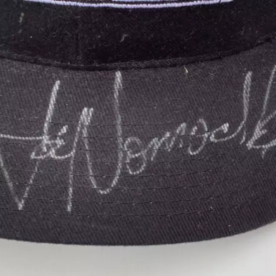 Autographed Joe Nemechek #87 Cellularone NASCAR baseball cap, c 2001