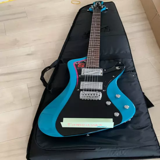 GrassRoots G-STREAM-Miku Hatsune Miku model electric guitar with gig bag JAPAN