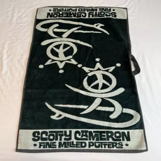 NEW IN BAG Scotty Cameron PEACE SURFER Towel - GREEN - 17x39