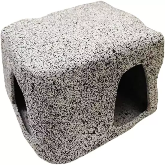 Aquarium Stone Hideaway Decoration Ceramic Tank Decoration Stone Rock Hideout