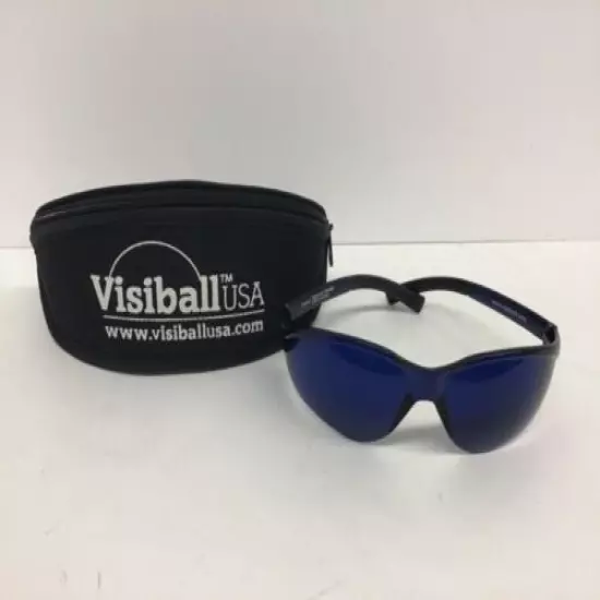 Visiball USA Blue Golf Ball Finding Glasses w/ Black Soft Case