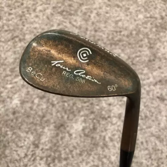 Cleveland Tour Action 588 Beryllium Copper BeCu Lob Wedge 60* RH ~NEW GRIP~