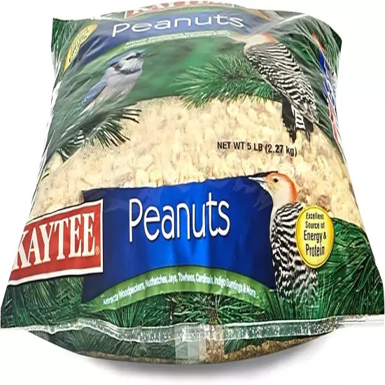 Shelled Peanuts for Woodpeckers, Nuthatches, Jays, Towhees, Cardinals