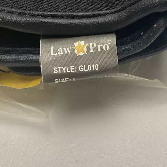 Law Pro GL010 Waterproof Insulated Duty Gloves Neoprene Black Sz Large NOS 2018