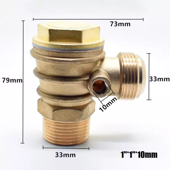 Air Compressor Parts Check Valve One-way Valve Connector Copper Pneumatic Tools