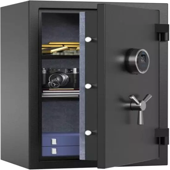 Large RPNB Fireproof Safe Gun Safe 2.12 Cubic Feet Biometric Fingerprint