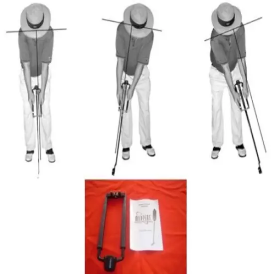 NEW Medicus GOLF Training Aid--Dual-handle Putter trainer + Shotshaper Trainer 