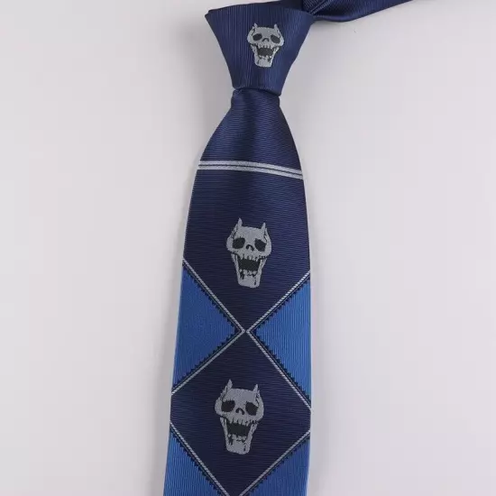 JoJo's Bizarre Adventure KILLER QUEEN Kira Yoshikage Cosplay Silk Tie Gift