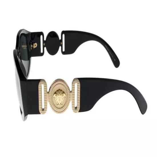 VE4361 GB1/87 Medusa Black Gold Lens For Unisex Fashion Sunglasses New In Box