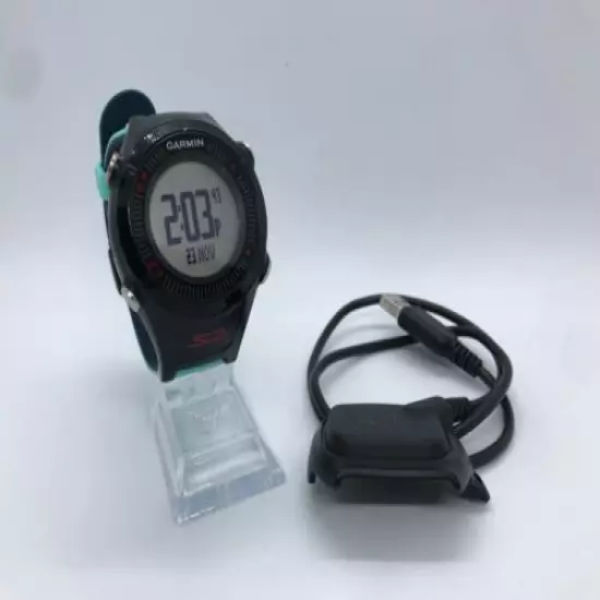 Garmin Approach S2 GPS Golf Watch / Rangefinder System - Black w/ Aqua Band