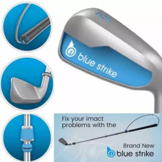 B1 Blue Strike Iron Golf Training Aid Club by Hank Haney