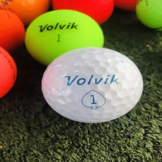 36 Volvik Used Golf Balls (3A Grade) -Assorted Colors and Model FREE SHIPPING