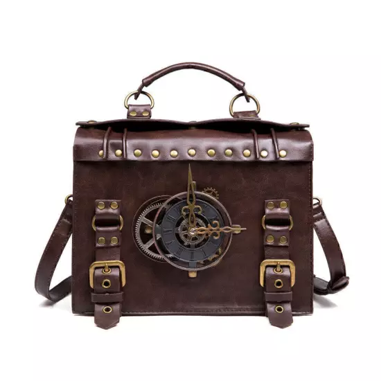 New Ladies Handbag Steampunk Retro Style Ladies Fashion Shoulder Crossbody Bag