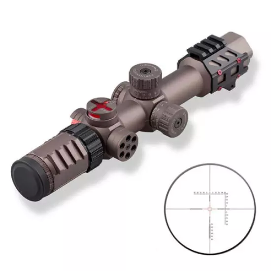 DISCOVERY WG 1.2-6X24IRAI 30mm Illuminated Hunting Rifle Scope Sight for Air Gun