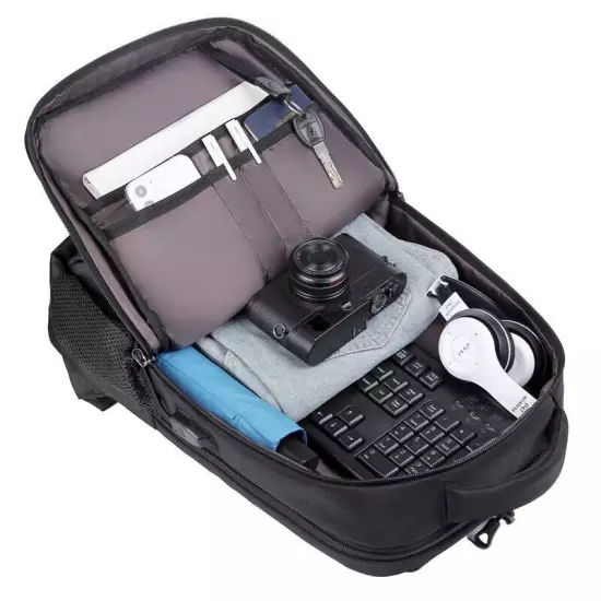 Men's Multi-Functional Waterproof Computer Backpack Sleek & Simple Design