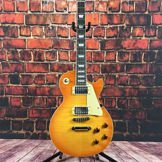 Custom Shop Honey burst Lemon Fade Electric Guitar ABR bridge shipping quickly