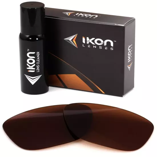 Polarized IKON Iridium Replacement Lenses For Oakley Breadbox Bronze