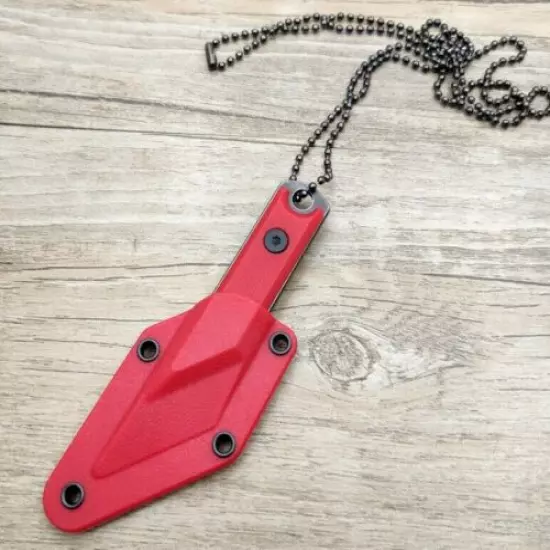 Necklace Mini Knife Fixed Blade Knife EDC Knife Mini Pocket Knife Rescue Knife