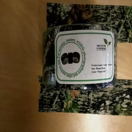 Camo Cloth Tape Roll 2" x 32 Feet Realtree Hunting Camouflage Wrap Gun Bow New