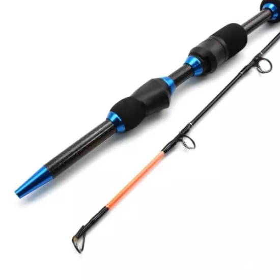 Ultrashort Spinning Ice Fishing Rod Pole Winter Super Hard Carbon Portable 65cm