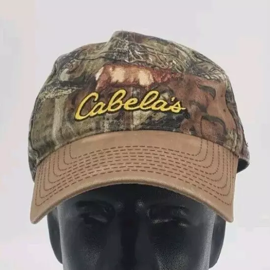 Cabela's Camo Cap, Hunting Hat One Size Fits Most Adjustable Strap