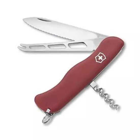 Victorinox Swiss Army Cheese Knife - Lockable Red - Free Shipping