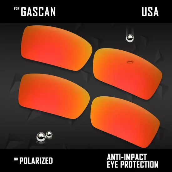 Anti Scratch Polarized Replacement Lenses for-Oakley Gascan OO9014 Options