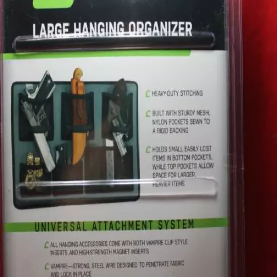 LOCKDOWN UNIVERSAL LARGE HANGING ORGANIZER FOR SAFE 