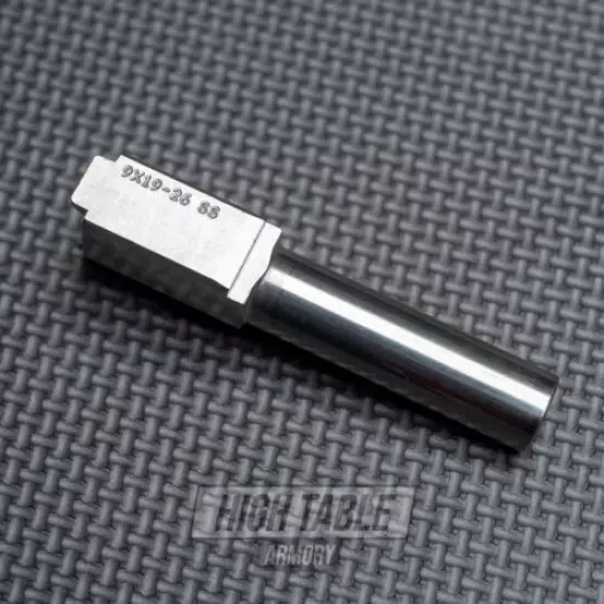 Glock G26 Polished Stainless Steel Barrel for Glock 26 (Gen 1-4)