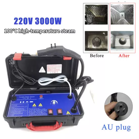 220V 3000W New Commercial Steam Cleaner Pro Home Car Upholstery Cleaning Machine