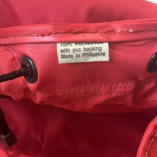 Marlboro Unlimited Drawstring Red Duffel Shoulder Bag Backpack LRG Vintage 90’s