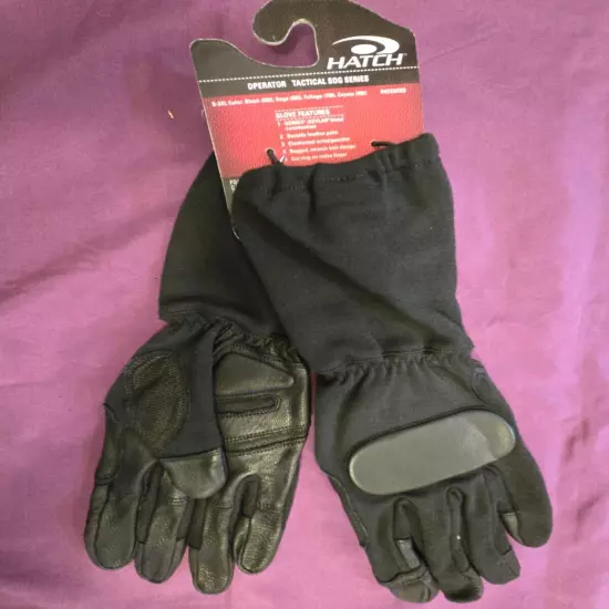 Hatch Operator Tactical SOG Series black gloves, Large